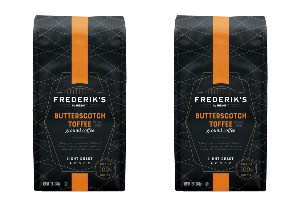 Pack of 2 Butterscotch Toffee Ground Coffee, 12 oz