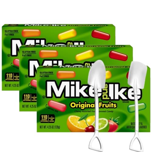 Mike and Ike Dulces Masticables Original 3 cajas miniatura 1