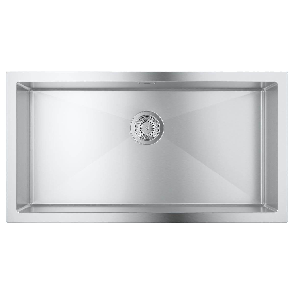 GROHE K700 | 1 vasca | Lavello da cucina - sopratop o filotop |include: piletta automatica, sifone, set di installazione | Acciaio inox | 31580SD1