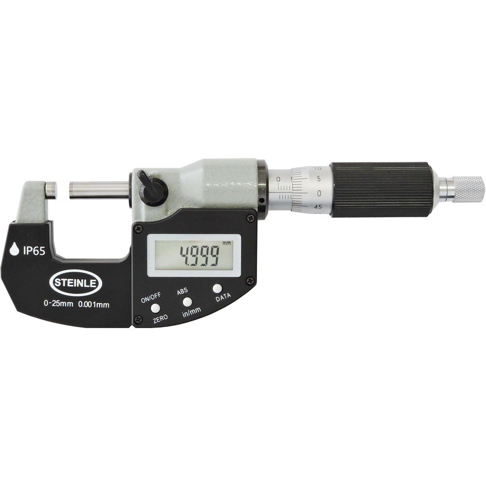 STEINLE 2245 Bügelmessschraube Digital 0-25 mm DIN 863, Schutzart IP65