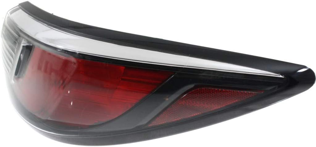 CarLights360: For Toyota Yaris iA Tail Light Assembly 2017 2018 Passenger Side DOT Certified For TO2805127 | 81550-WB004