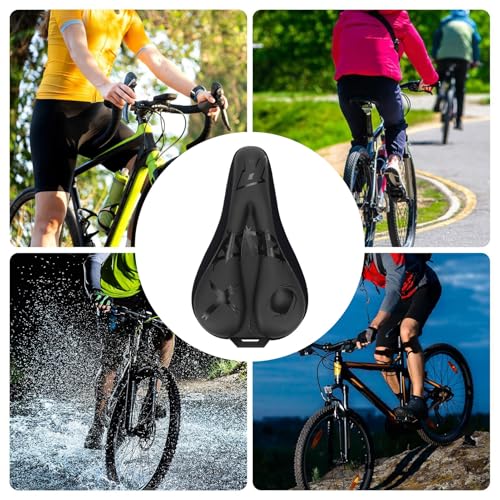 Housse de selle pour vélo imperméable épaisse et double sangle de cyclotourisme
