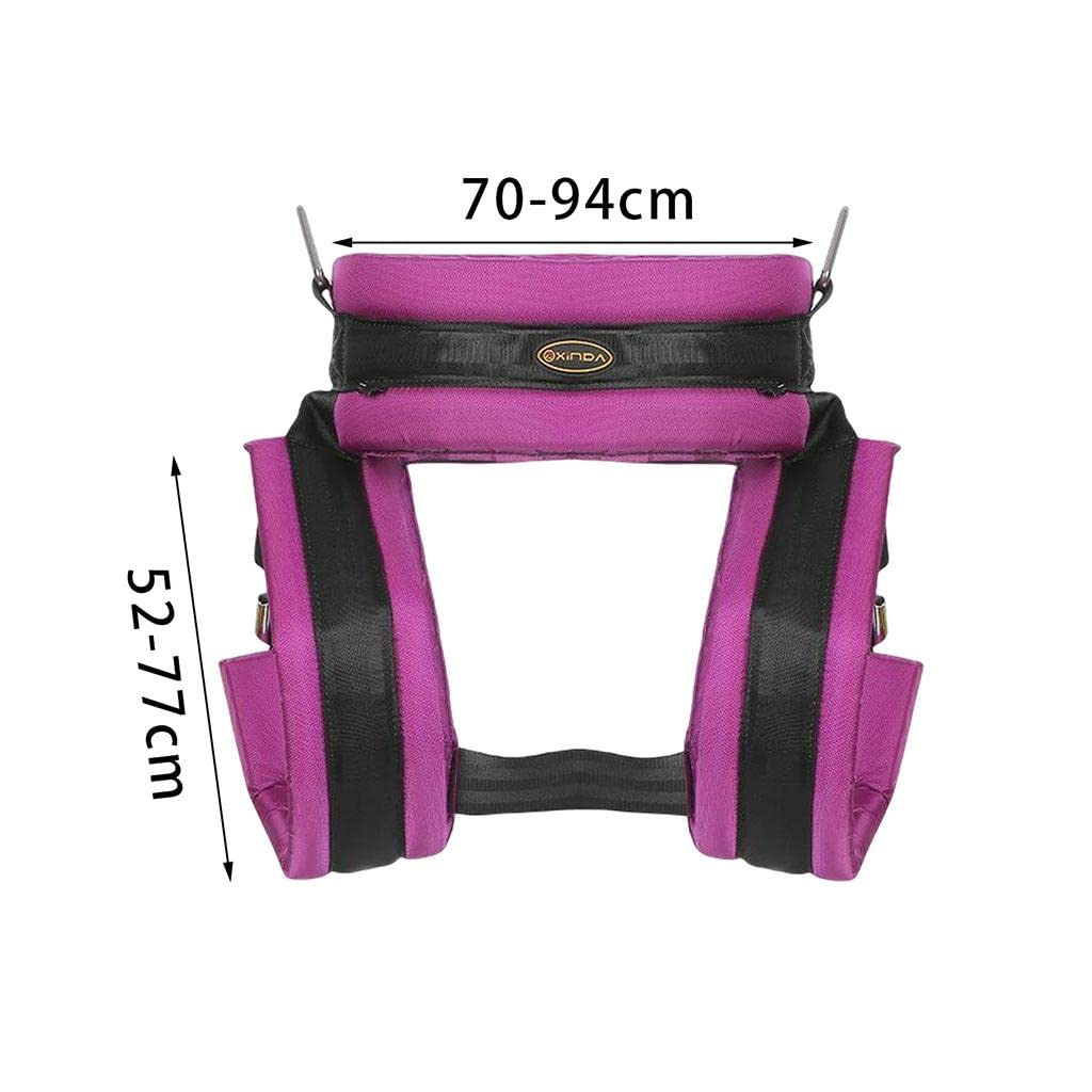 Geschützter Nylon Bungee Trampolingurt für Kinder, Lila S