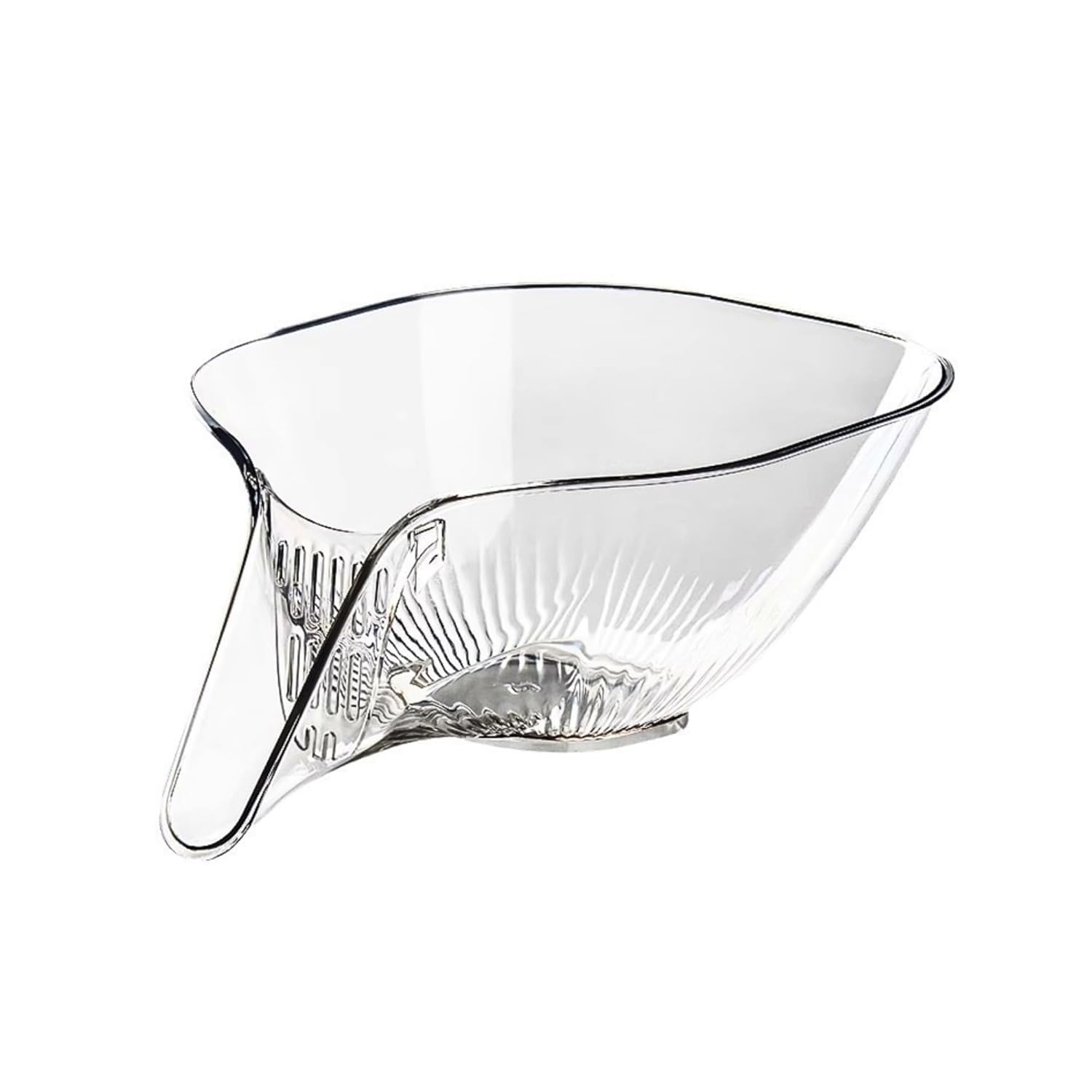 HomeEssentials Kitchen Sink Drain Basket Funnel - Transparent & Grey Vegetable Strainer with Spout | Draining Mesh Bag for Fruits, Vegetables, and More (Pack of 2) (B0DC3FG5WF) Amazon Price History, Amazon Price Tracker