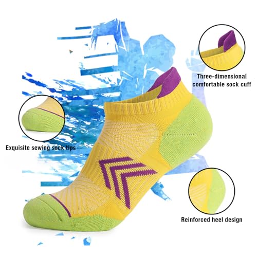 Women's Running Socks Padded Sports Socks Ankle Socks Breathable Cotton Socks2