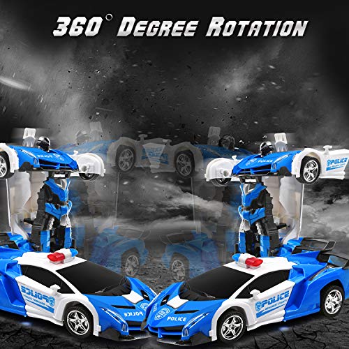 image for Olabeno RC Car Robot for Kids 2.4GHz Transforming Robot Remote Control