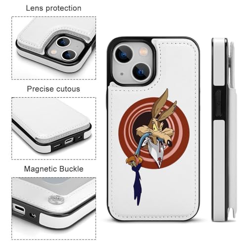 iPhone17 Pro Max用ケース 手帳型 ワイリー・コヨーテとロード・ランナー 【全機種対応】 アイフォン17 Pro Max用ケース スマホケース 財布型 PUレザー おしゃれ 背面カード収納 スタンド機能 携帯カバー 耐衝撃