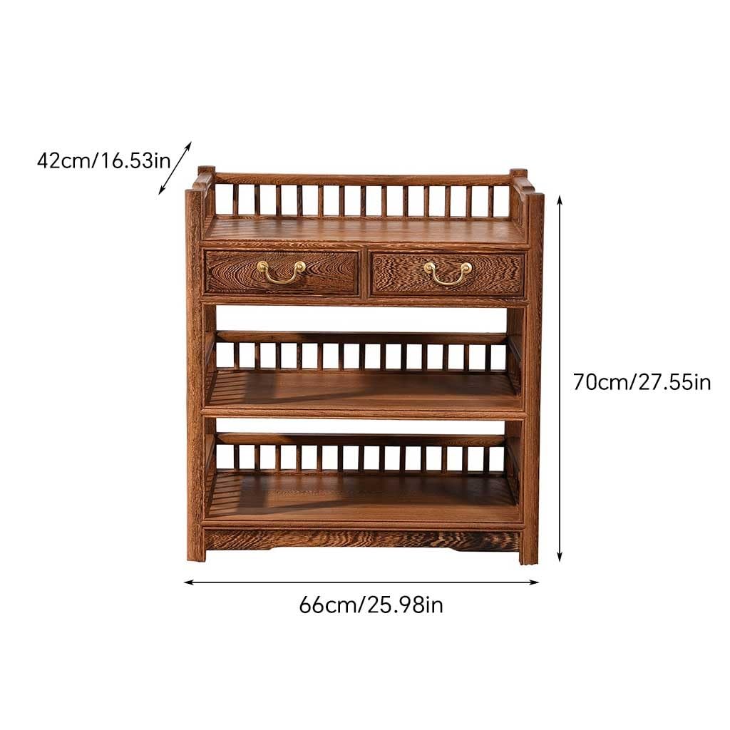 eexbz Sofa Wooden Chinese Sofa Side Table Living Room Corner Table Kitchen Tea Rack Sofas for Living Room