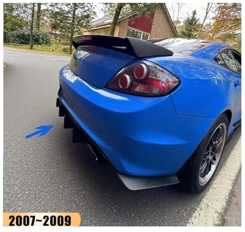 Difusor trasero para cubrir desgaste de parachoques en Hyundai Tiburon 5