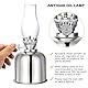 Retro Petroleumlampe Outdoor Notlicht mit Glas und Metall, winddichte Öllampe für Campen und Dekoration