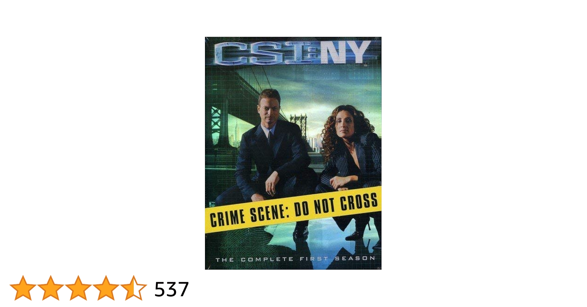 DVD「CSI : NY コンプリート DVD-BOX 1〈4枚組〉」 Amazon.com