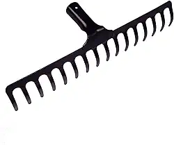 Tramontina Ancinho Metálico Curvo Leve, 16 Dentes, Sem Cabo