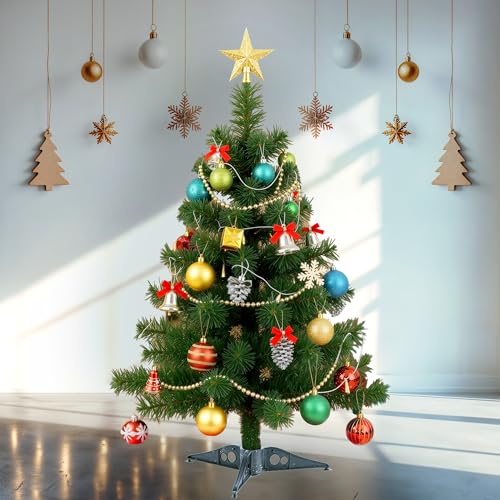 Image of Party Propz Christmas Tree - 2Ft, Mini Christmas Tree for Kids, Merry Christmas Decoration, Christmas Decorations for Home, Tree for Kids, Christmas Decoration Items
