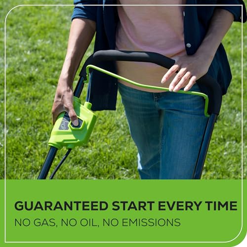 Greenworks MO40L414 40V 19 Inch Brushless (Push) Cordless Lawn Mower thumb #4