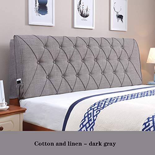 Bed Waist Pillow Tatami Double Head Cushion Large Back Solid Color Sofa Pillow 8 Sizes,200 * 60cm