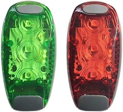 Occult LLC Kayak Lights (2-Pack) - Water-Resistant | Durable Covering | Kayak, Canoe, or Paddleboard | Bright Green & Red