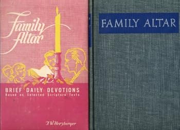 Hardcover Family Altar: Brief daily devotions based on selected Scripture texts Book