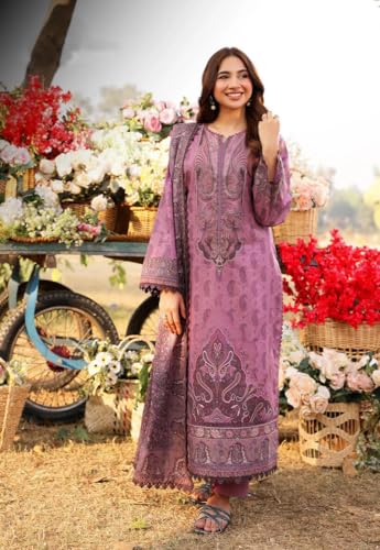 GoSriKi Women's Rayon Viscose Printed Straight Pakistani Suits for Women Kurta Set - Image 5