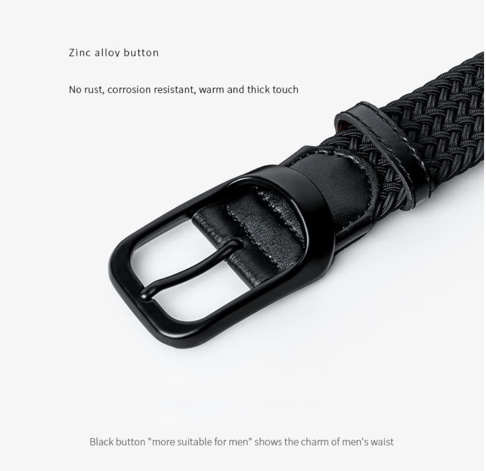 Golf Belts for Men, Adjustable Woven Braided Stretch Belt Men for Casual Jeans3