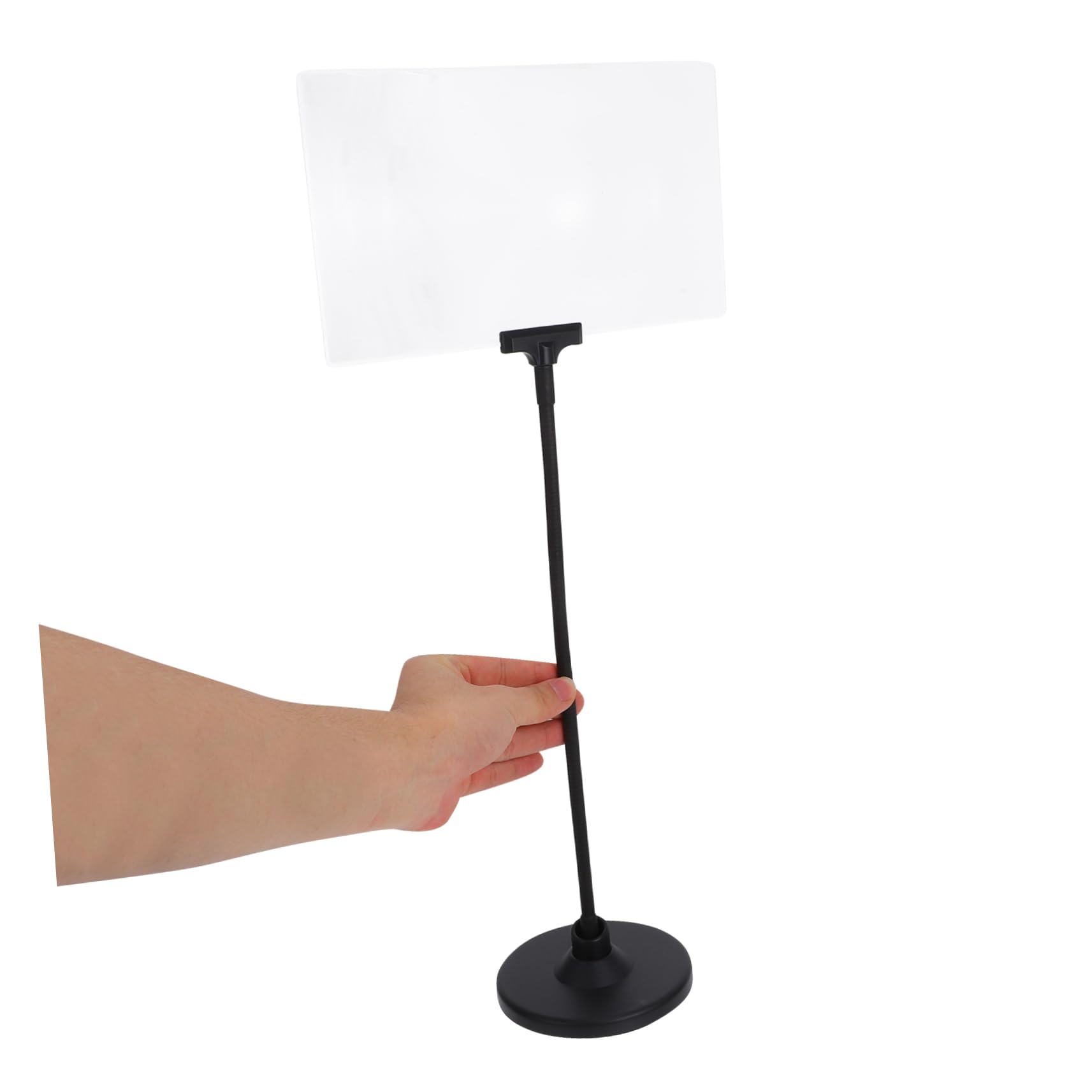 COLLBATH Leselupe mit Ständer und LED Licht Hochauflösendes Vergrößerungsglas aus Abs für Handarbeit und Stickerei Tischlupe zur Entlastung der Augen Beim Lesen