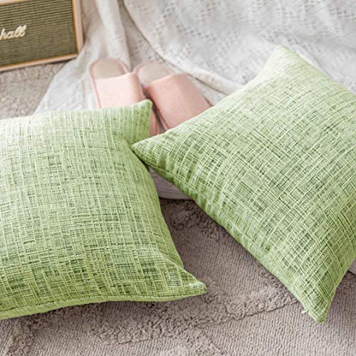 Home Brilliant Chenille Green Apple Cushion Cover for Couch Bed Durable Luxury Large Sofa Cushions - Image 3