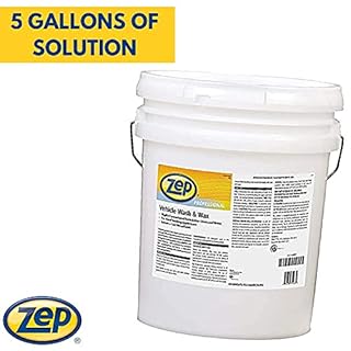 Zep Vehicle Wash and Wax - 5 Gallon (1 Bucket) 1041582 - Leaves A Waxed, Shiny, Like New Surface