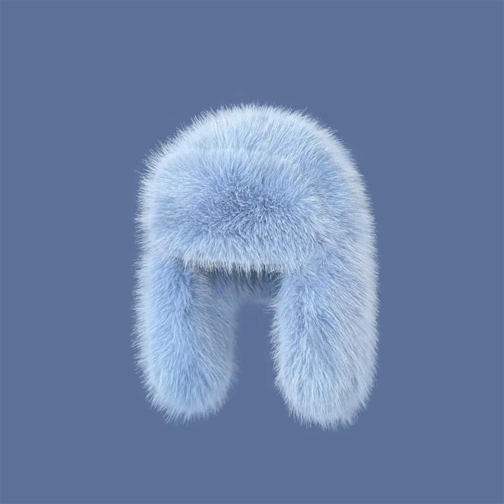 Cappello da neve invernale da donna cappelli pelosi spessi antivento paraorecchie caldi cappelli da sci vacanze