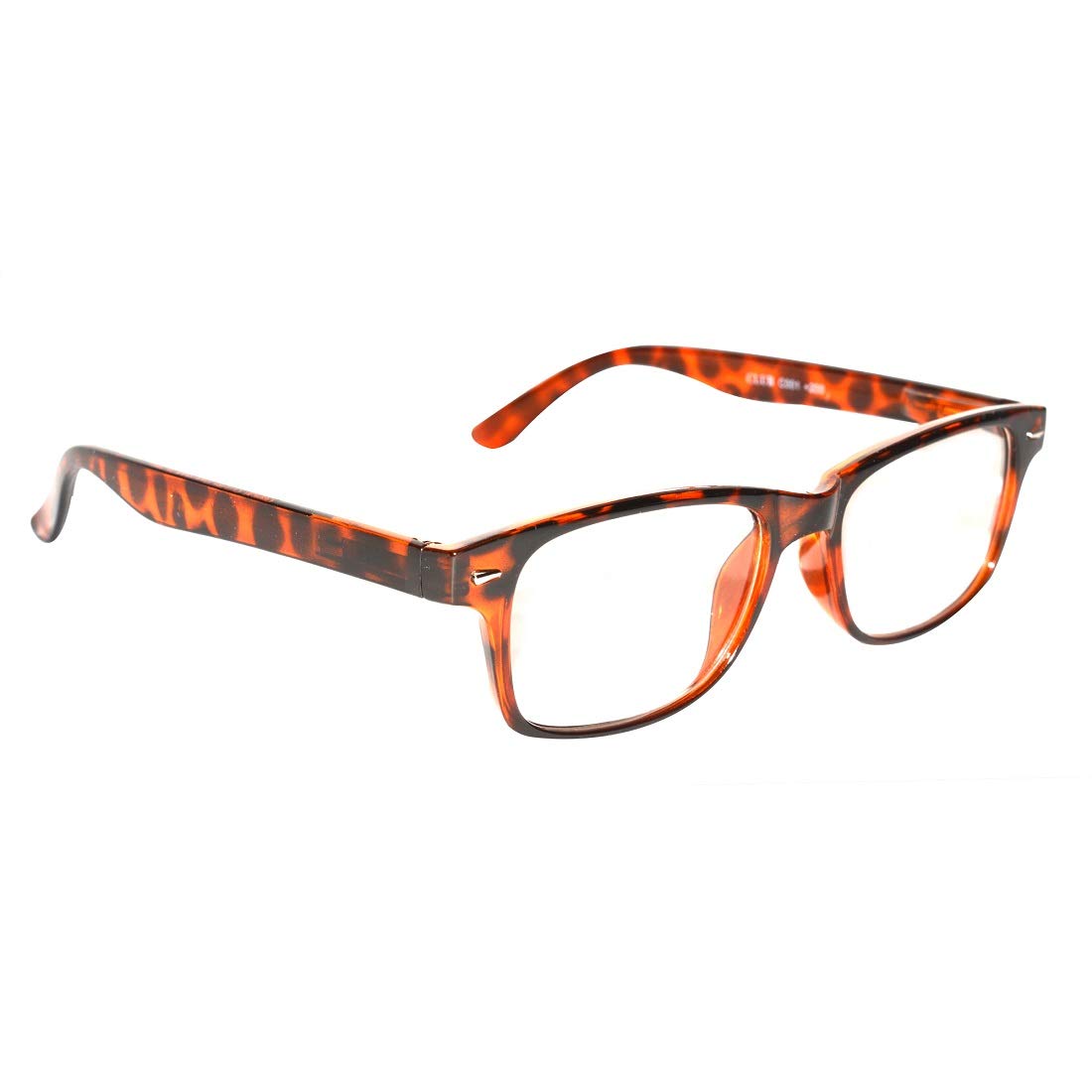 Peter Jones Square Tiger Print Unisex Prescription Glasses (Eye Power 2.00) (B0895ZT1PG) Amazon Price History, Amazon Price Tracker
