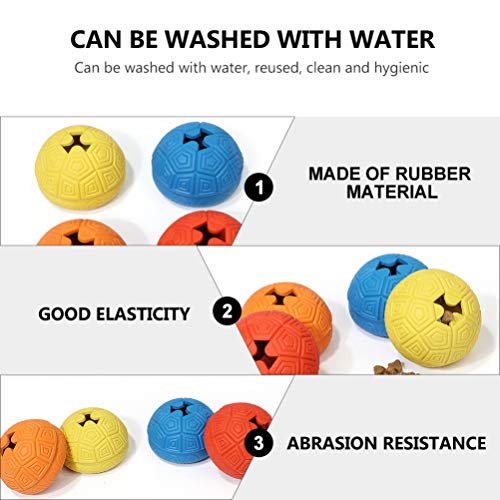 POPETPOP Pet Cão Bola Bola Bola Cão Tratar De Distribuição De Alimentos Alimentador Lento Vazamento