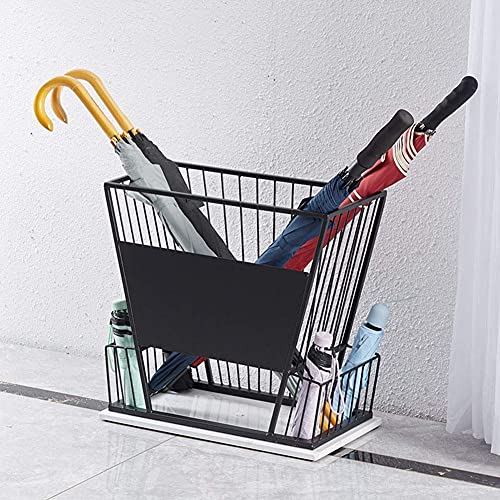 Support de parapluie 51X28X50Cm double compartiment stable