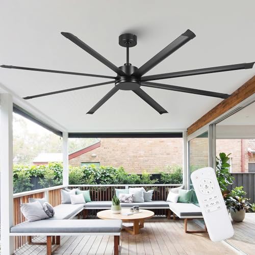 100 Inch Industrial Ceiling Fans No Lights Large Big Commercial Shop Fan