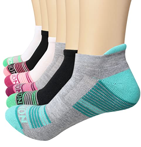 Image of Compression Ankle Socks for Men & Women - Stretch Fit, Cushioned Support & Breathable Comfort, Size 7-10