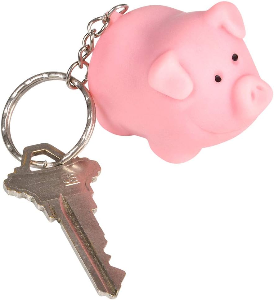 Rhode Island Novelty 2 Inch Naughty Pig Key Chains Lot of 24 Pigs