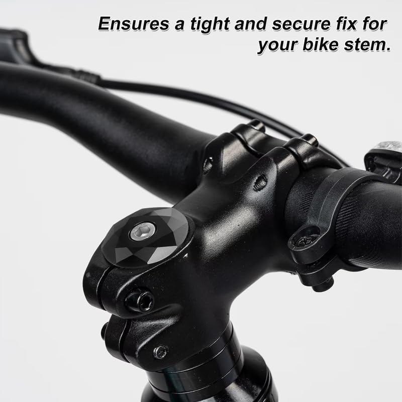 Tryagat 1 Stück Fahrrad Steuersatzkappe für Cube Access WS Acid Aerial Aerium Agree AMS Analog Attain, Kappe Top Cap CNC Diamant Design Aluminium Mountainbike Rennrad Zubehör,C Fashion