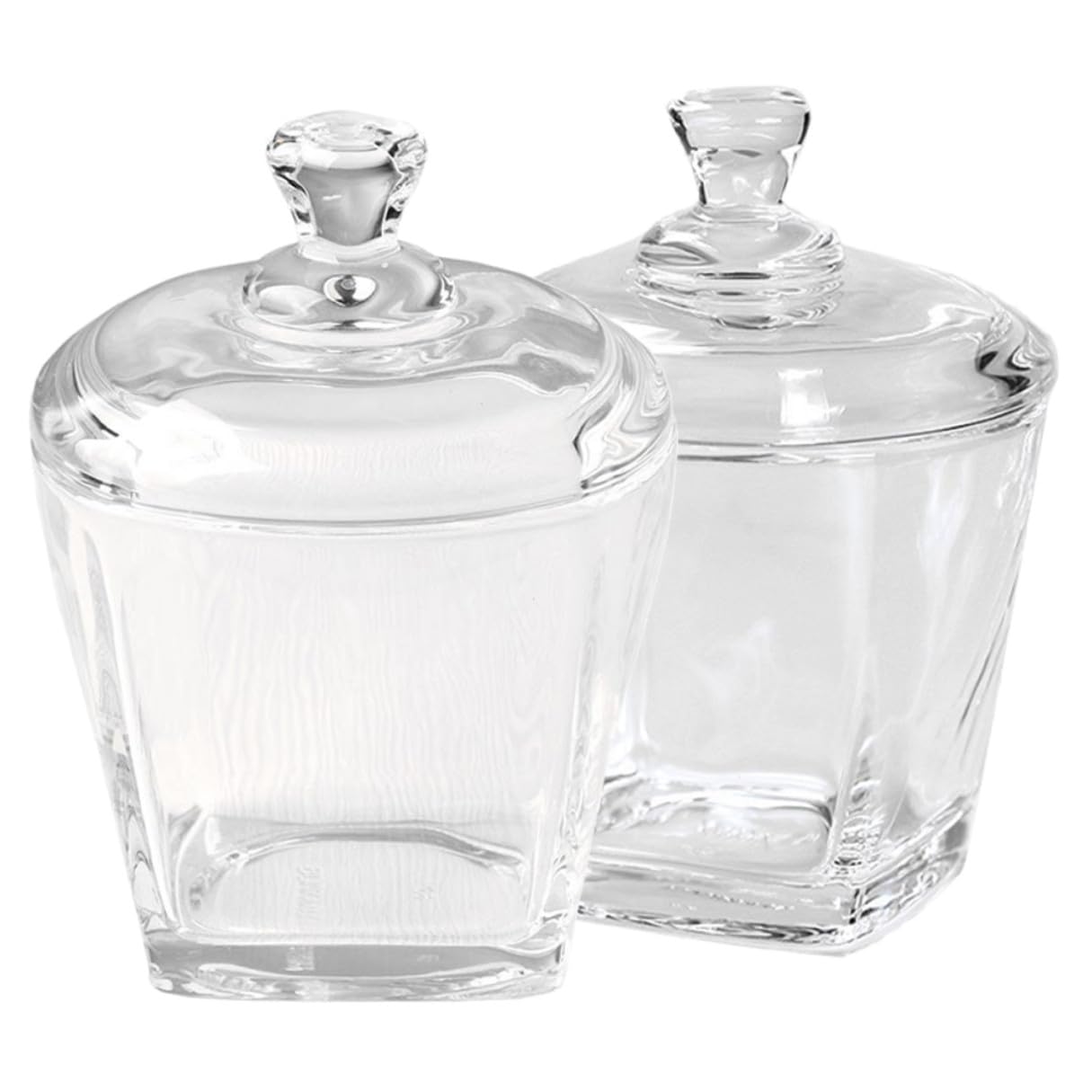 Toyvian Glasdose Mit Deckel 2 Stück 260 Ml Klarglas Vorratsglas Luftdicht Für Snacks Süßigkeiten Und Tee Vielseitig Einsetzbar