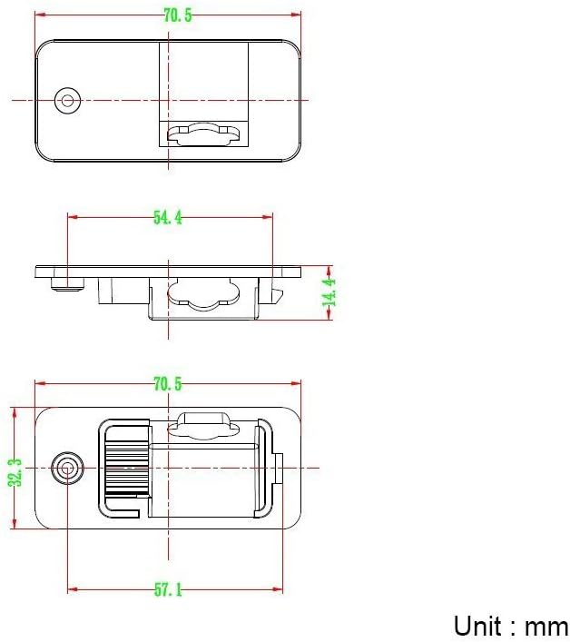 for Audi A4 S4 RS4 2001~2008 Car Rear View Camera Back Up Reverse Parking Camera/Plug Directly HD Camera