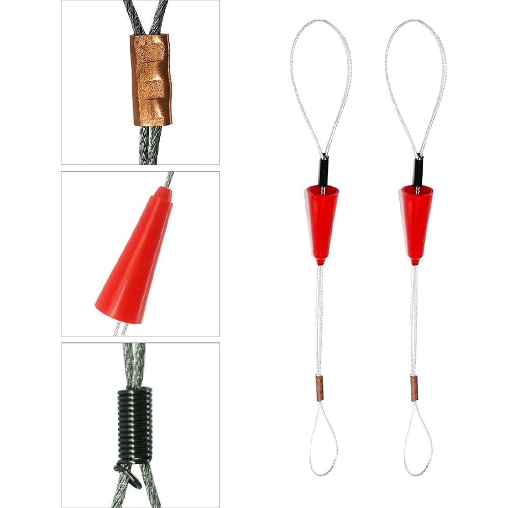 15M Wire Puller for Electrician, Wire Lead Threading Device Tool,Electrical Tools for Electrician,Wiring Spring Tool with Firm Construction for Easy Cable Installation Professional Wire 1