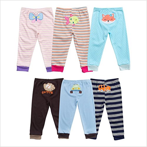 Monvecle Unisex Baby Multi Pieces Newborn to Toddler Cotton Long Pants Shorts Gift Sets3