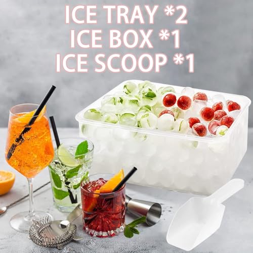 Bandeja de cubitos de hielo de silicona 33 compartimentos 2 pzas miniatura 3