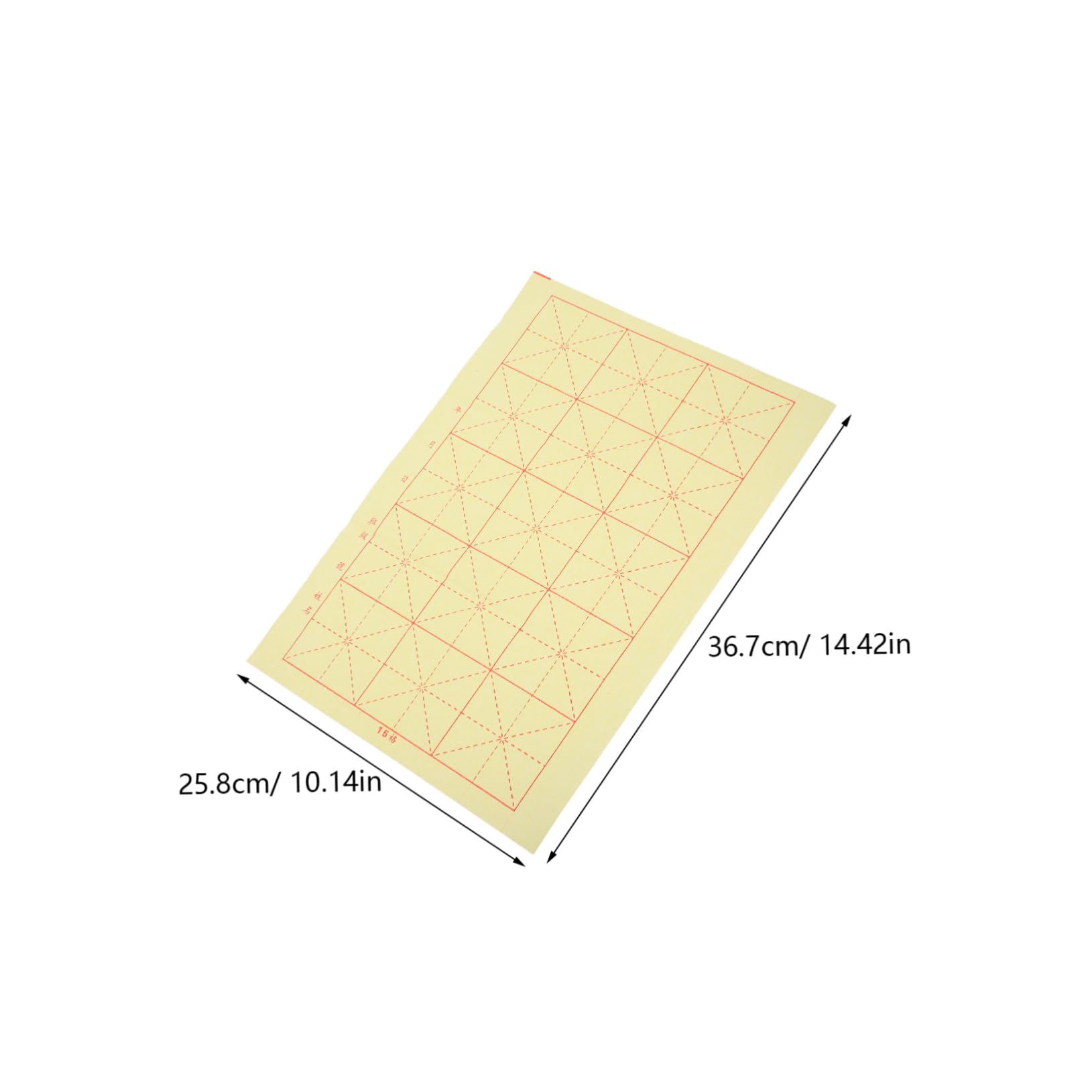 SHINEOFI Papel de Caligrafía para Principiantes con Rejilla de Arroz para Práctica de Pincel, 20 Juegos de Hojas para Caligrafía y Escritura Artística