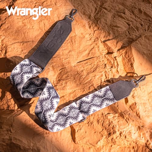 Image of Wrangler Strap Western Purse Straps Replacement Crossbody Handbag Adjustable Aztec Wide Guitar Strap