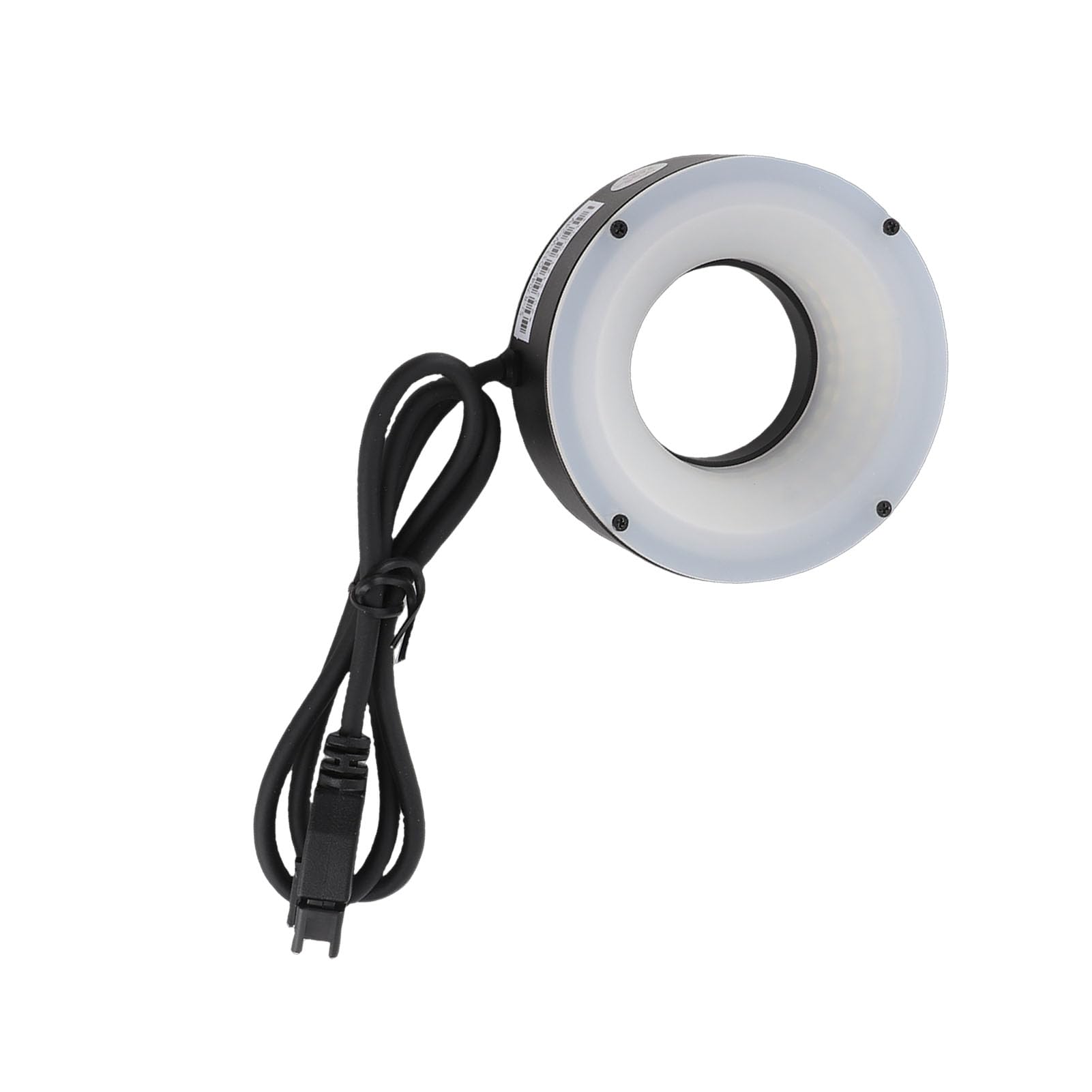 Microscopio estéreo con luz LED, lámpara de aleación de aluminio de 24 V con iluminación potente para cámara industrial, binoculares y tornos pequeños, 30 mm de