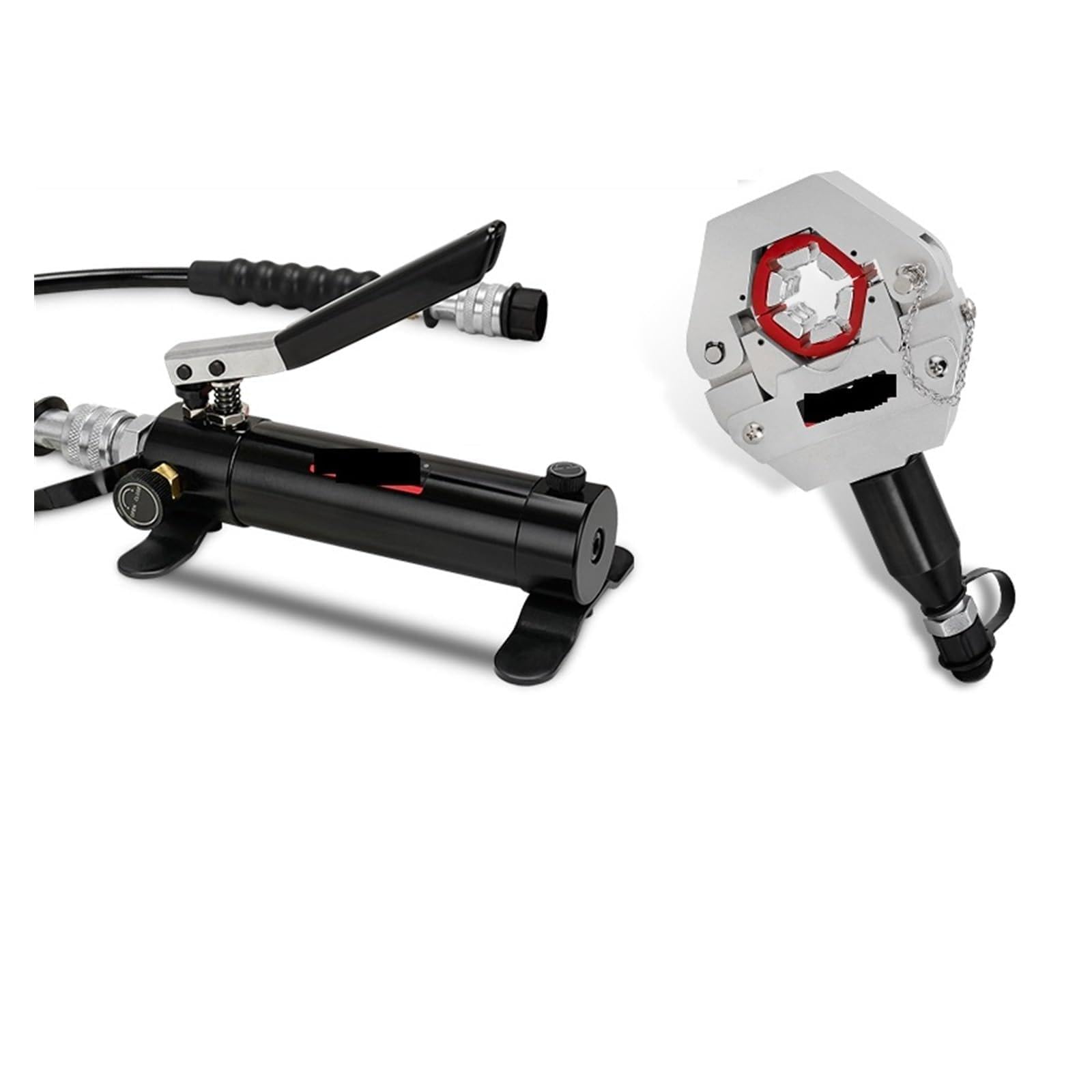 Hydraulic Crimping Tool, Hydraulic Hose Crimper Manual Kit Air Conditioner Repair Handheld Crimping Tool(7842A with APR-180)
