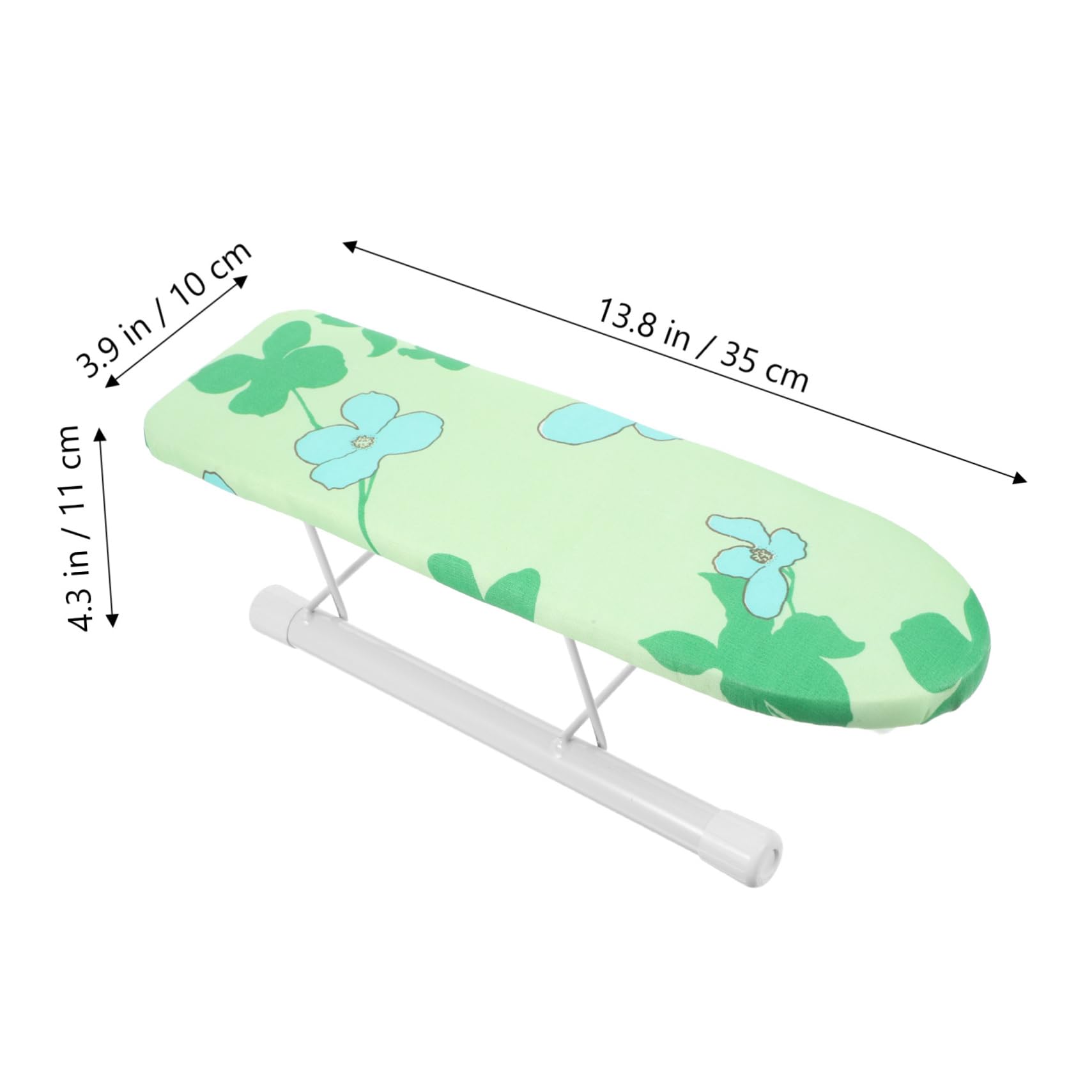 Mini Asse Stiro Pieghevole da Tavolo per Vestiti, Verde | Sartoria, Adatta, Design Compatto, Facilita la Stiratura delle Piccole Aree