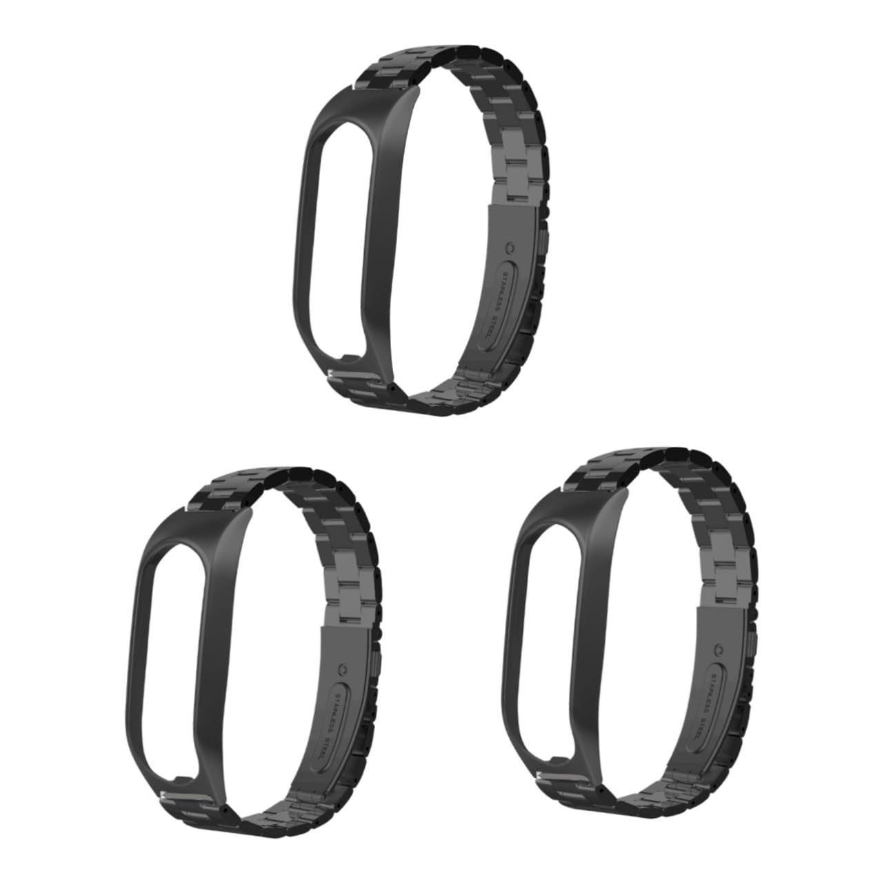 jojofuny 3 Stück Armband Aus Edelstahl Mit Metallgehäuse