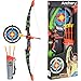 Best Choice Products Light Up Archery Toy Play Set with Suction Cup Arrows, Holder, Target, Multicolor