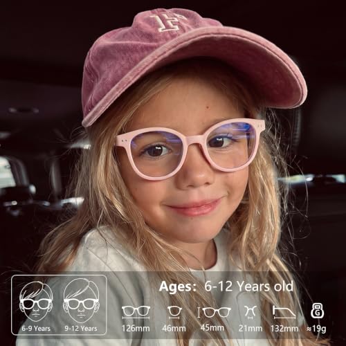 Image of EYEBUDDY Blue Light Glasses for Kids Boys Girls,Computer Gaming Bluelight Glasses,Fake Glasses for Ages 2-12