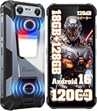 FOSSiBOT F106 Plus 12000mAh/20W Rugged Smartphone Android 16 | 18GB+128GB/2TB, 128dB Doppio Altoparlante, Torcia 512LM, Fotocamera 50MP+20MP Visione Notturna, IP69K Impermeabile