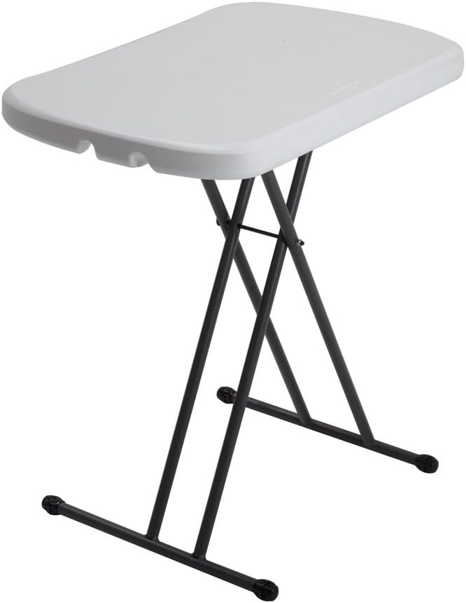 Lifetime 26-Inch Folding Table, Adjustable Picnic Table