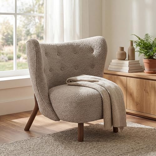 Christopher Knight Boucle Wingback Chair